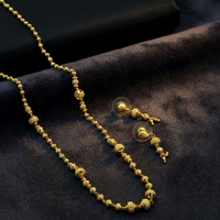 Colliers en perles plaquées or micro 14K 18K 24K, colliers courts, bijoux en laiton rempli d'or, Oro Joyeria, vente en gros de mode