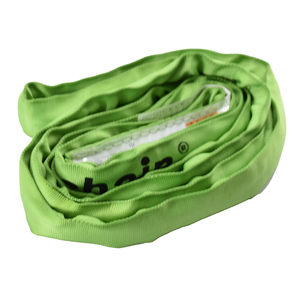 Élingue tubulaire molle de levage de polyester vert de la capacité 6000lbs d'écharpe pour la manipulation matérielle - Product Image 5