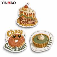 Autocollant imperméable Yingao, autocollant en vinyle découpé sur mesure, qualité professionnelle, ambiance de dessert sucré pour la décoration de pâtisserie et de boulangerie