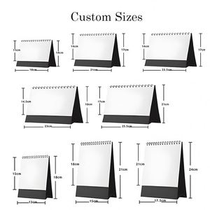 Custom Logo 2026 Desk Thick Paper 12-Month Printed <b>Table</b> Calendar Business Promotional Gift for Festivals - Product Image 4
