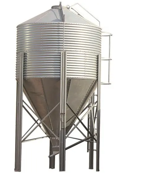 Hot Galvanized Chicken Feed Grain Silo Grain Storage