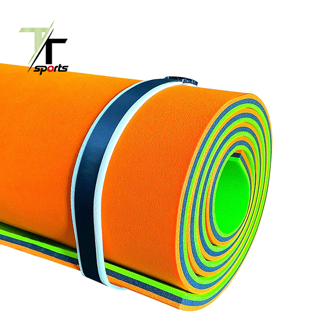 Hot Sale Summer Water Play Colorful 3-Layer XPE Material Eco-Friendly Floating Foam Mat with High Flotation Foam Pads