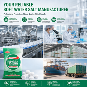 เกลือปรับสภาพน้ำสำหรับอุตสาหกรรม น้ำรีเคลมบริสุทธิ์สูง 99.8% <span class=keywords><strong>NaCl</strong></span> สำหรับระบบบำบัดน้ำเสียขนาดใหญ่ - Product Image 5