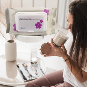 Toallitas de Tejido Suave para Cuidado Diario Sin <span class=keywords><strong>Alcohol</strong></span> OEM ODM Venta al por Mayor Húmedas Biodegradables de Fibra Vegetal Natural a Base de Agua Pura - Product Image 6