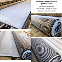 Bâche imperméable en bentonite, membrane géosynthétique en argile de haute qualité, auto-scellante, faible perméabilité pour le drainage des barrages en extérieur
