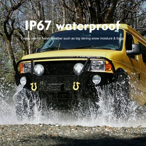 Accessoires pour motos, phare de camion tout-terrain haute luminosité de 7 pouces, éclairage LED pour voiture adapté à la modification du Wrangler - Product Image 4