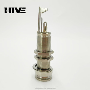 Achterste Band Vergrendeling Basgitaar Jack Socket Split-Type Versterker Case Dual-Channel Schroefdraad <span class=keywords><strong>Output</strong></span> Socket Aansluiting Gat - Product Image 3