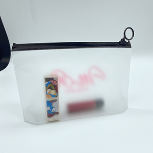 Sacs en plastique transparents personnalisés biodégradables avec fermeture éclair, impression intégrale, pour vêtements de bain/vêtements/chaussettes/extensions de cheveux, pochettes refermables - Product Image 5