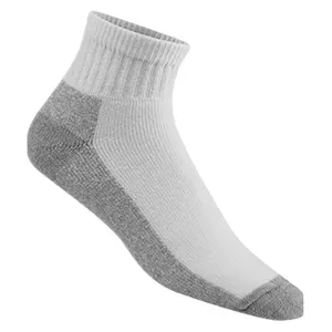 100% cotton white Singapore tactical terry socks for sport training