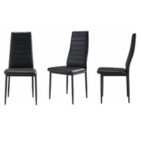 Ensemble de table à manger en verre de luxe classique et contemporain avec chaises pour la maison et la restauration