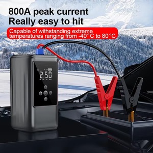 Arrancador de Coches Portátil de 12V, 600A Pico, 6400mAh con Compresor de Aire, Inflador de Neumáticos y Banco de Energía para Coches de Gasolina y Diésel - Product Image 2