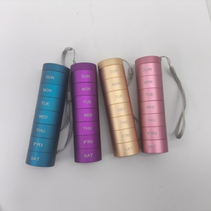 กล่องใส่ยาอะลูมิเนียมดีไซน์ทันสมัยขายดี สำหรับจัดเก็บยาเดินทาง - Product Image 3