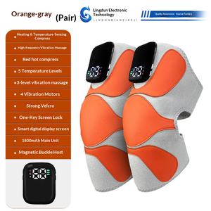 Masajeador de Rodilla Calefactado con Vibración - Rodillera Eléctrica Inalámbrica con Modos Ajustables y Compresa Caliente Recargable - Product Image 2