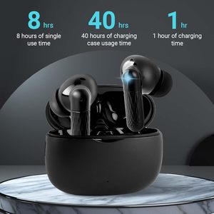 Écouteurs TWS HE-089 personnalisables en usine, intra-auriculaires, pour le gaming et le sport, Bluetooth V5.4, indicateur de batterie LED, étanchéité IPX4, longue autonomie - Product Image 4