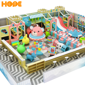 Hot Bán thiết kế mới Mini Carousel đu Trampoline quả bóng đại dương leo tường nghịch ngợm lâu đài sân chơi trong nhà cho trẻ em - Product Image 2