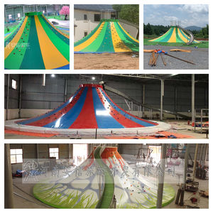 Mur d'escalade gonflable géant en forme de volcan avec toboggan, équipement de divertissement non motorisé de qualité commerciale pour aire de jeux intérieure/extérieure - Product Image 5