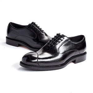 Chaussures habillées en cuir véritable à bout pointu pour hommes, style coréen tendance, faites à la main, pour mariage et occasions décontractées, collection automne - Product Image 5