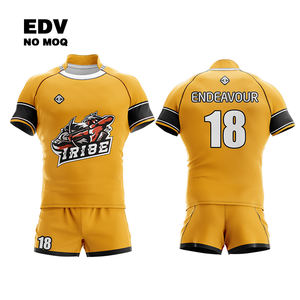 Kit de Rugby à sublimation personnalisée avec logo et couleurs de l'équipe personnalisée Kit de rugby en tissu léger de haute qualité - Product Image 4