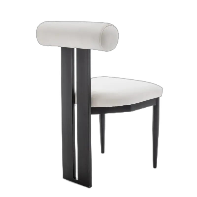 Coiffeuse Chaise de cuisine blanche Chaise blanche nordique Mobile Cuisine Bureau Relax Design Chaises de salle à manger Mobilier de salon moderne en bois