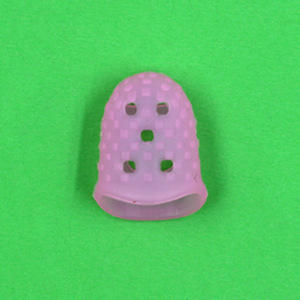 Protège-doigts en silicone bleu rose en forme de cône, accessoire de fumage en plastique - Product Image 5
