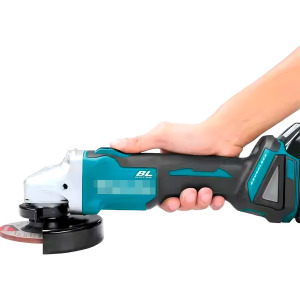 Outil électrique portable : Meuleuse d'angle sans fil 18V sans balais 100mm, machine de découpe électrique, meuleuse d'angle polyvalente - Product Image 2