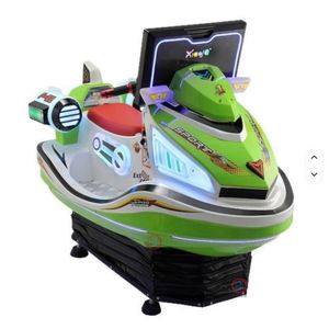 Machine de jeu de course interactive 3D à éclairage LED, fonctionnant à pièces, et Scooter aquatique électrique - Product Image 1