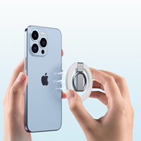 Support magnétique rotatif à 360° pour téléphone portable avec anneau de maintien et autocollant de 3m pour iPhone 15 14 13 12