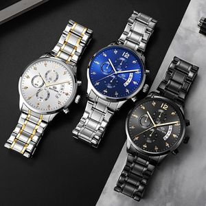Reloj de Cuarzo Clásico para Hombre 2025 - Esfera Grande de Seis Agujas, Luminoso, con Fecha, Resistente al Agua, Venta al Por Mayor - Product Image 4
