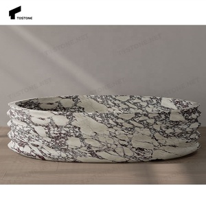 Tostone Turquía Catacatta Viola Bañera independiente Centro de mesa elegante para baños de lujo para apartamentos Villas - Product Image 1