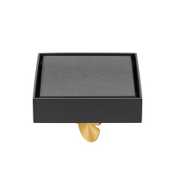 Siphon de sol carré en acier inoxydable 304, design minimaliste moderne, à fermeture automatique, épaisseur 20 mm, pour salle de bain, toilettes, projets hôteliers
