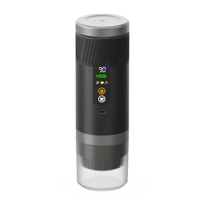 New Arrive Portable Handheld Espresso <b>Maker</b> with Digital Display Portable Car <b>Coffee</b> <b>Maker</b> Battery Powered for Household Camping - Product Image 1