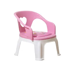 مقاعد بلاستيكية داخلية للأطفال مقاعد منزلية لحديقة الرضع مقعد صغير رسوم كرتونية للأطفال يسمى كرسي