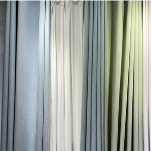 Rideaux occultants de couleur unie conçus sur mesure pour le salon de la maison - Product Image 2