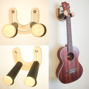 Crochet mural pour guitare en bois crochet réglable en forme de U pour basse électrique acoustique Banjo ukulélé <span class=keywords><strong>mandoline</strong></span> - Product Image 2