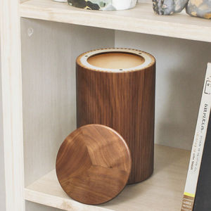 קופסת זיכרון מעץ איכותית לאחסון אפר של חיות מחמד קטנות, כלבים, חתולים וארנבות, סגורה, ניתן להתאמה אישית, סיטונאי - Product Image 4