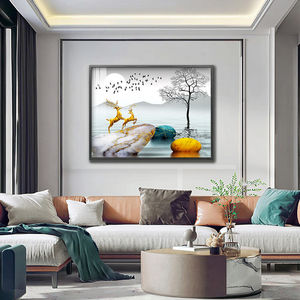 Tableaux Décoratifs Art Déco Personnalisables Multi-Facettes, Toiles Classiques Suspendues pour Salon, Format Modulable - Product Image 2