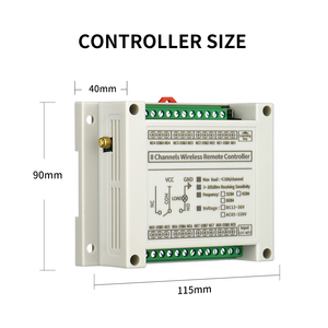 Ac220v <span class=keywords><strong>4CH</strong></span> RF không dây điều khiển từ xa chuyển đổi đài phát thanh Receiver với dài khoảng cách điều khiển từ xa suckers Antenna - Product Image 4