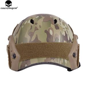 หมวกนิรภัยยุทธวิธีสำหรับยิงปืนกลางแจ้ง พร้อมแว่นตาป้องกันแบบเร็ว รุ่น BJ - Product Image 6