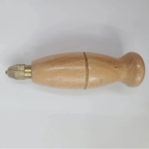 Wood Handle Brass Tip Awl For <b>Leather</b> Craft Diy Sewing <b>Tools</b> With Replaceable Needle - Product Image 1