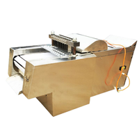 Nouvelle machine à découper automatique en acier inoxydable pour blocs de viande congelée, avec épaisseur réglable pour usage industriel