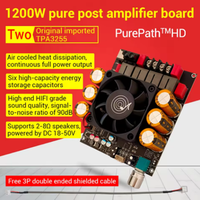 Amplificateur audio haute puissance 600Wx2 stéréo HiFi 2.0 canaux, carte amplificateur post-amplificateur pur ZK-6002, DC 18~50V, puce TPA3255