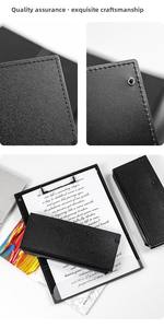 Porte-documents d'infirmière pliable en gros, planche d'écriture portable de bureau, classeur à 3 couches en plastique pour étudiants - Product Image 3