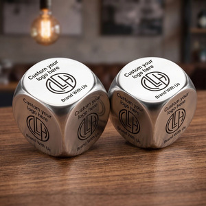 Dados Metálicos Mini de 16 mm, Niquelados, para Enseñanza de Matemáticas, Juegos de Viaje - Product Image 1
