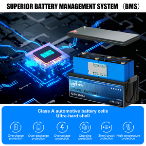 OEM/ODM 12V 36V <span class=keywords><strong>48V</strong></span> 100Ah 200Ah 300Ah 400Ah 딥 사이클 솔리드 스테이트 리튬인산철(LiFePO4) 태양광 배터리 (RV, 카라반용)-방수 2000-5000 - Product Image 2