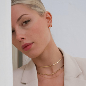 ต่างหูห่วงไทเทเนียมชุบทอง 18k สำหรับทุกเพศ ใส่ได้ทุกวัน ซัมเมอร์ 2024 ผลิตที่เมืองอี้หวู่ รุ่น TE6018-2-10 - Product Image 3