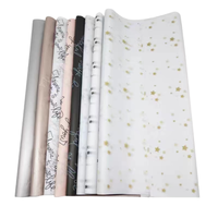 Vente en gros de papier d'ornement en feuille d'or rose papier d'emballage cadeau épaisseur personnalisée feuilles de mouchoirs en papier de soie pour vêtements