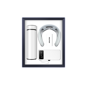 Set Regalo Aziendale di Lusso Economico <span class=keywords><strong>Zheng</strong></span> <span class=keywords><strong>Yang</strong></span> 3 in 1: Thermos in Acciaio Inox, Massaggiatore per Collo P3, Power Bank e Supporto per Telefono - Product Image 2