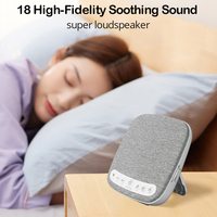 Machine à bruit blanc rechargeable, sons naturels pour la thérapie du sommeil, dispositif sonore avec minuterie, aide au sommeil apaisante