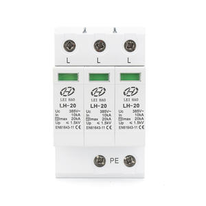 एसी सफेद 3 पी स्ड 385v/10ka/20ka t2 1500v बिजली संरक्षण आवश्यक सौर प्रणाली वृद्धि वृद्धि के लिए 1000v प्रमुख घटक - Product Image 1