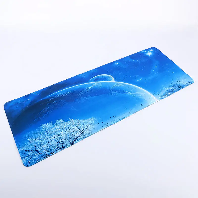 Factory Wholesale High Quality Custom Beautifully Designed Blue Gaming Mouse Pads